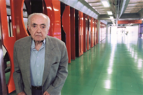 Athos Bulcão, o maior artista de Brasília, morreu em 2008, aos 90 anos: maior patrimônio, suas obras em espaços públicos, ficou para os brasilienses (Ricardo Borba /CB/DA Press)