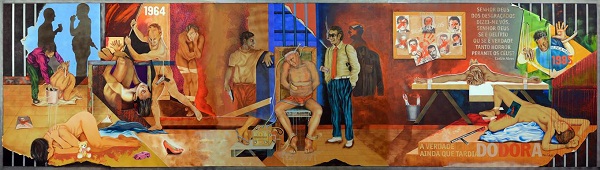 Obra de Elifas Andreato retrata o sofrimento dos torturados (Divulgao)