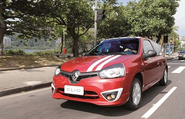 Novo visual: a plástica no Clio é a aposta  a Renault para enfrentar a concorrência dos tradicionais VW Gol, Chevrolet Celta e Ford Ka 
 (Divulgação)
