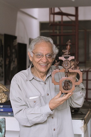 Vladimir Carvalho: o trabalho com esculturas e xilogravuras no  to conhecido (Raimundo Sampaio/ Encontro/ DA Press)
