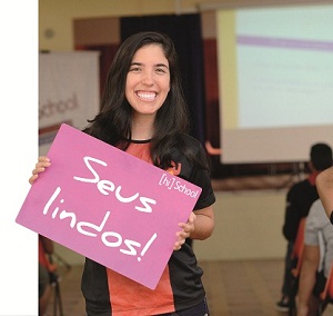 Para Amanda Borges, o trabalho voluntário é uma troca: 'Você descobre que tem algo para ensinar' (Raimundo Sampaio/Encontro/DA Press)