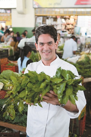 Para Rodrigo Cabral, fornecedores de qualidade são os pilares de um bom  restaurante:'Garantia de pratos bem elaborados', diz (Raimundo Sampaio/ Encontro/ DA Press)