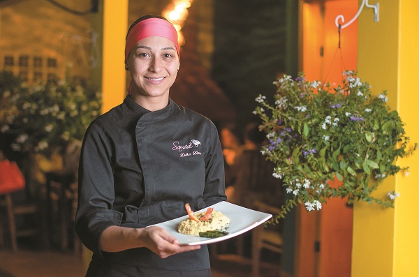 'Um mosaico de diversas escolas de gastronomia': é como a chef Drika Lima descreve 
o cardápio semanal do bistrô Samedi (Raimundo Sampaio / Encontro / DA Press)