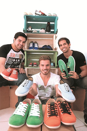 Vinicius, Miguel e Gabriel: planos para 2014 incluem a abertura de uma loja física (Minervino Júnior/Encontro/DA Press)