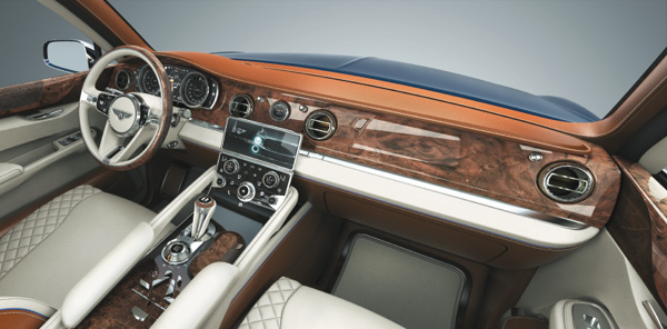 Pela sofisticação do acabamento interno do Bentley SUV, esse será o utilitário esportivo  mais luxuoso e sofisticado do mundo, como quer o fabricante.