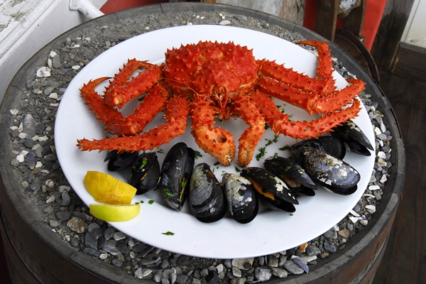 A centolla (King Crab) é uma das opções mais pedidas (Manolo Adillon/Divulgação)