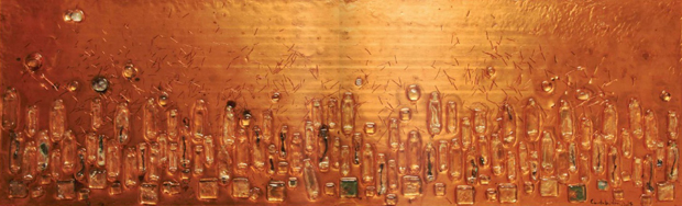 'Pessoas', de 2007, é uma das 40 obras expostas pela artista Claudia Bertolin (Divulgação)