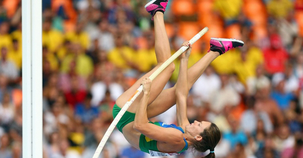 Fabiana Murer é recordista brasileira e sul americana de salto com vara (Getty Images)