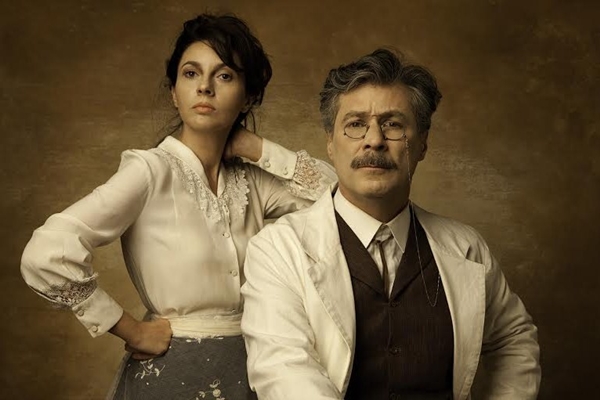 Melissa Vettore e Leopoldo Pacheco interpretam Camille e Rodin (Divulgao)