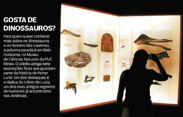 Museu de Ciências Naturais da PUC Minas: registros também dos homens das cavernas (Pedro David/Esp. EM/D.A Press)