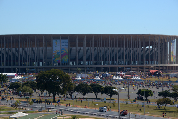 Arena construída para acolher jogos da Copa já recebeu 13 jogos do Campeonato Brasileiro (Ed Alves/C.B/DA Press)