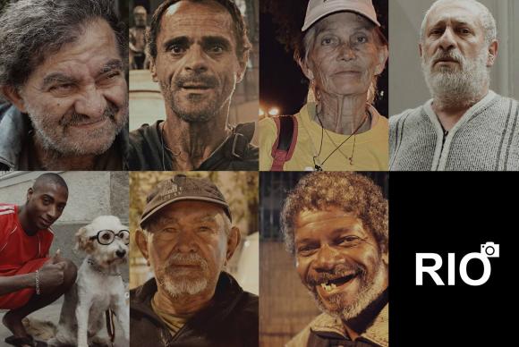 Fanpage Rio Invisível traz história de moradores de rua e chama a atenção de internautas no Rio. Na foto, homens que contaram suas experiências (Reprodução Agência Brasil/Fanpage RIO Invisível)