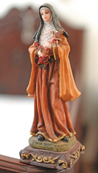 Protetora: dona Teresa atribui à Santa Terezinha do Menino Jesus a graça alcançada de ter uma família numerosa, como sempre sonhou (Raimundo Sampaio/Encontro/DA Press)