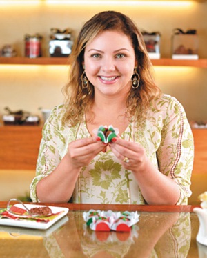 Amanda Labecca apresesenta o Brigatone: qualidade de ingrediente para o doce artesanal (Raimundo Sampaio/Encontro/DA Press)