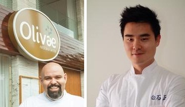 Os chefs Agenor Maia (esq.) e Tadashi Shiraishi (dir)  esto no projeto 'Jantar Seis Mos' (Gui Teixeira / Divulgao)