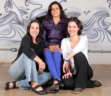 Gabriela Tunes, Juliana Lima e Fernanda Pacini: trio se  mobiliza a favor da classe artística, que se diz cerceada pela lei (Vinícius Santa Rosa/Encontro/D.A Press)