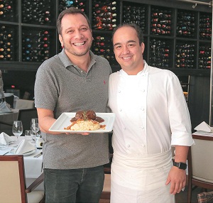 O chef David Lechtig gosta de jantar no restau-rante Bloco C, de Marcelo Petrarca: cozinha sofisticada, mas fácil de comer (Vinícius Santa Rosa/Encontro/D.A Press)