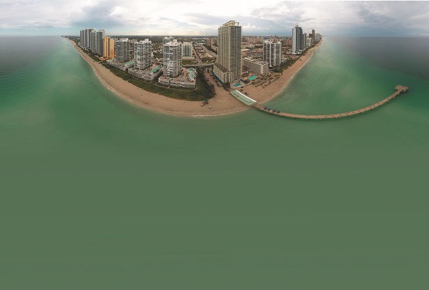Vista de Miami feita pela empresa dos sócios Alex Cabral, Diogo Sampaio e Maurício Oliveira (360iview/Divulgação)