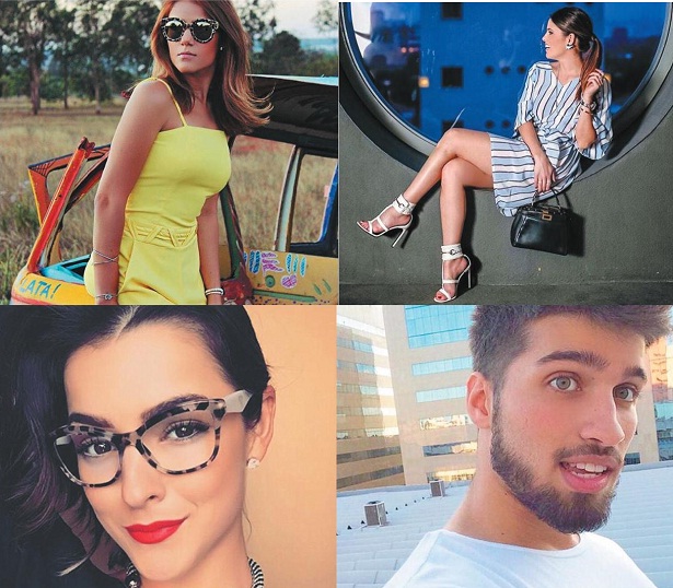 Célebres nas redes sociais e representando o melhor lado de Brasília, jovens brasilienses atraem cada vez mais seguidores (Instagram/Reprodução)