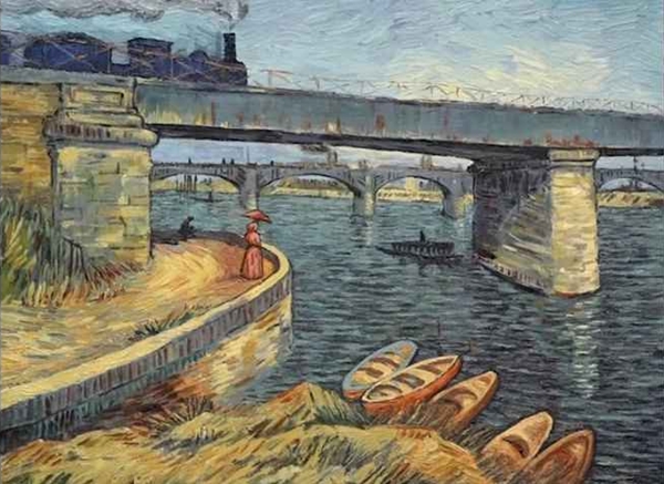 Cada segundo do filme Loving Vicent é composto por 12 pinturas a óleo, que simulam a grandiosa obra do holandês Vicent Van Gogh (Loving Vicent/Reprodução)