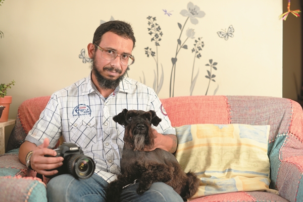 Em Brasília: apaixonado por animais, o fotógrafo Frank Carvalho vai começar a investir nos books de pets na cidade (Raimundo Sampaio/Encontro/DA Press)