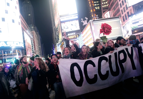 Inspiração para o movimento brasiliense: o Occupy Wall Street é a principal e mais longeva experiência desse tipo (Alisson Joyce/ Getty Images)