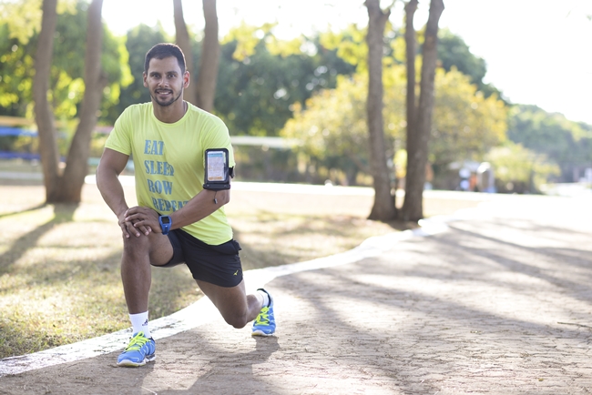 Maurício Rodrigues de Araújo acredita na tendência de uso da tecnologia para melhoria do desempenho nos exercícios físicos: 'Não vejo qualquer malefício' (Raimundo Sampaio/Esp. Encontro/DA Press)