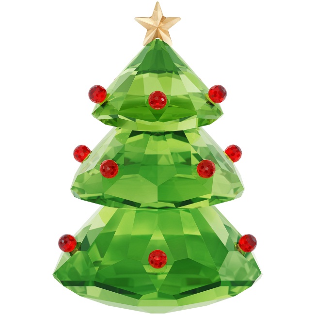 Pinheiro de Natal verde Swarovski: R$ 599 (Divulgação)