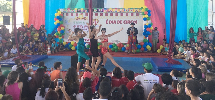 Evento na unidade do Parque da Vaquejada animou a comunidade de Ceilndia (Foto: Camila de Magalhes/FAC/D.A Press)