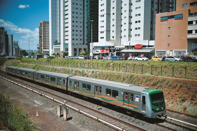 O metrô de Brasília transporta 170 mil pessoas por dia e atende apenas seis regiões (André Borges/Agência Brasília )