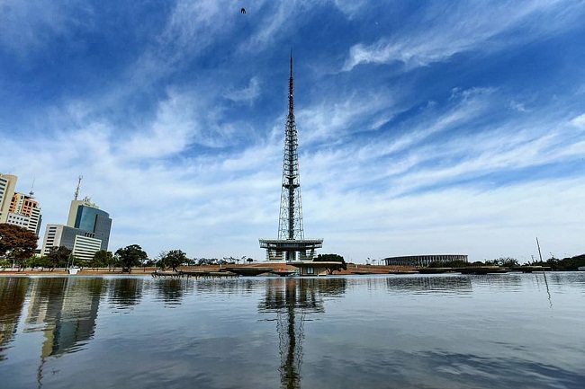Torre de TV, na área central da capital, é um dos monumentos mais visitados de Brasília  (Ed Alves/CB/DA Press)