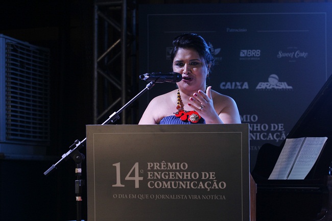 A jornalis Kátia Cubel, presidente do Prêmio Engenho de Comunicação %u2013 O Dia em que o Jornalista Vira Notícia (Divulgação )