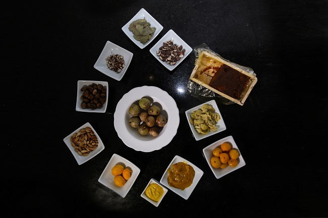 Frutos e sementes
típicos do cerrado:
a alta gastronomia
valoriza os sabores
regionais (Wallace Martins/Esp. Encontro/DA Press)